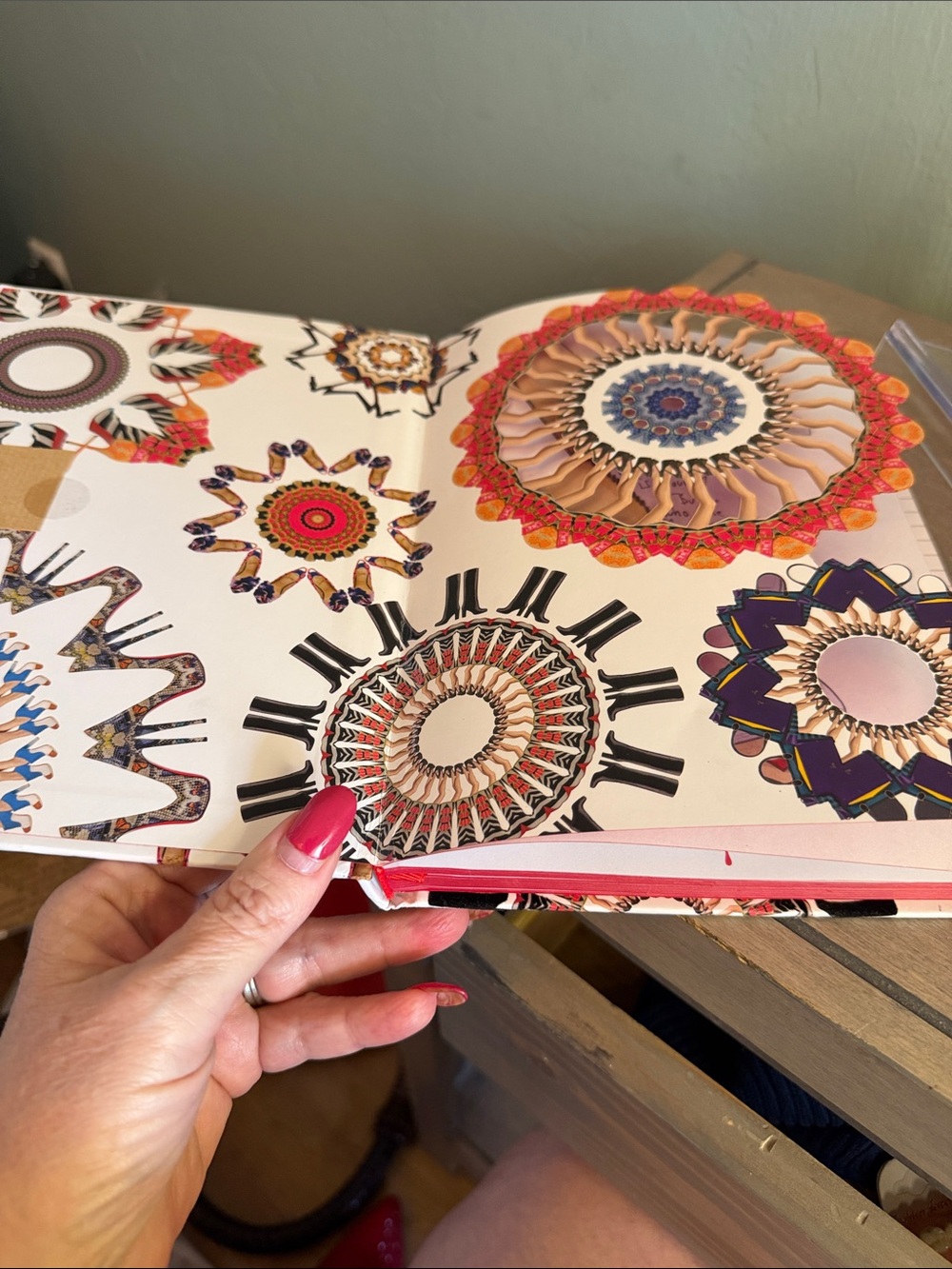 Christian Louboutin White Notebook with Red, Orange, Brown, and Black Accents - Picture 5 of 7